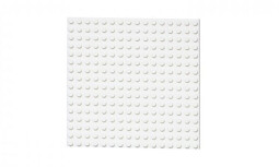 L-W Toys Oboustranná deska 16x16 bílá